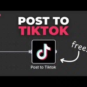 How To Post To Tiktok With N8N (For Free!)