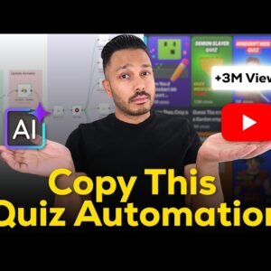 This AI Creates Viral Quiz Videos for YouTube, IG & TikTok — 100% Automated