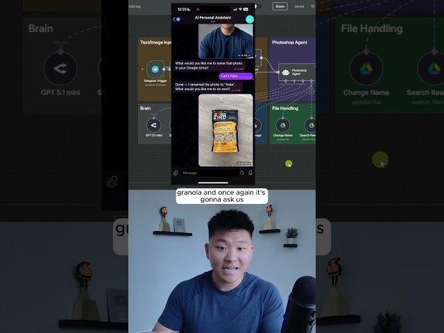 I Built a Photoshop AI Agent That Uses Google’s New NanoBanana #n8n #artificialintelligence