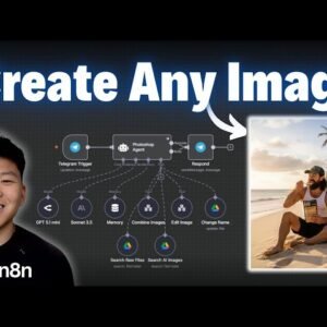 I Built a Photoshop AI Agent in n8n with no code (NanoBanana)