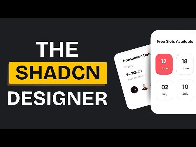 ShadCN Dropped Something to FINALLY Fix Your UI