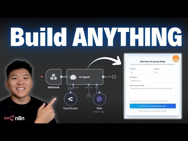 Build ANYTHING with Base44 and n8n AI Agents (beginner’s guide)