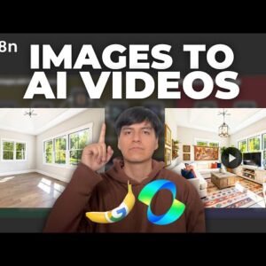 This NanoBanana + KlingAI system creates realistic Real Estate videos (N8N tutorial)