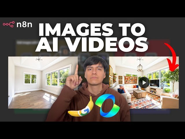 This NanoBanana + KlingAI system creates realistic Real Estate videos (N8N tutorial)