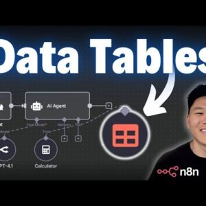 n8n’s NEW Native Data Tables Just Made Building Agents So Much Easier