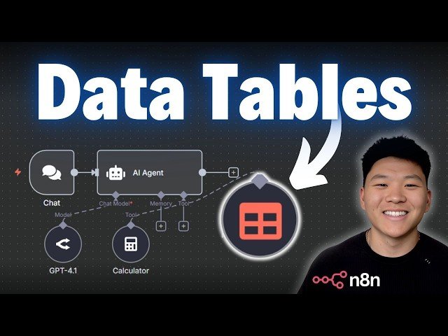 n8n’s NEW Native Data Tables Just Made Building Agents So Much Easier