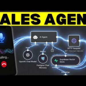 This AI Sales Agent Sells for You 24/7 (Voice + Text + RAG)