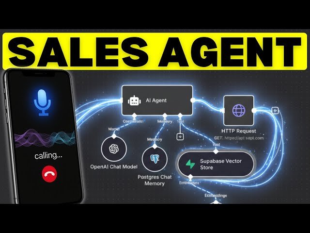 This AI Sales Agent Sells for You 24/7 (Voice + Text + RAG)