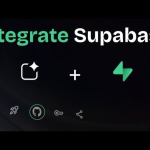 How to Integrate Supabase Backend Database into Your AI App | Google AI Studio + Supabase + GitHub