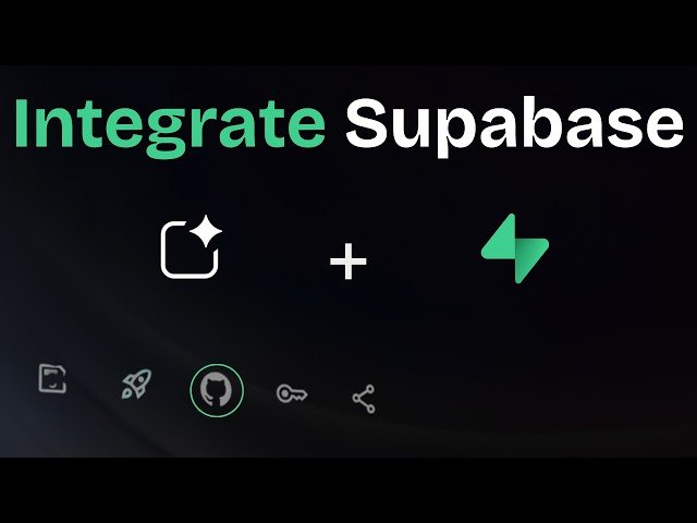 How to Integrate Supabase Backend Database into Your AI App | Google AI Studio + Supabase + GitHub