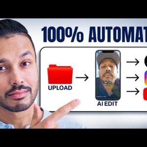 This AI Video Editing App Edits and Posts Automatically (Free Template)