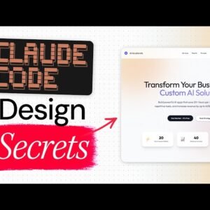 How to Build ACTUALLY Beautiful UI in With This Claude Code Skill