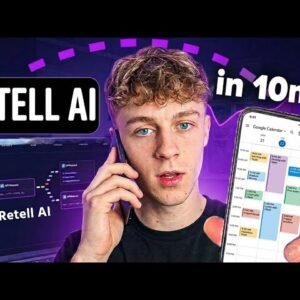 AI Receptionist Tutorial To Book Appointments 24/7 (Retell AI 2026)