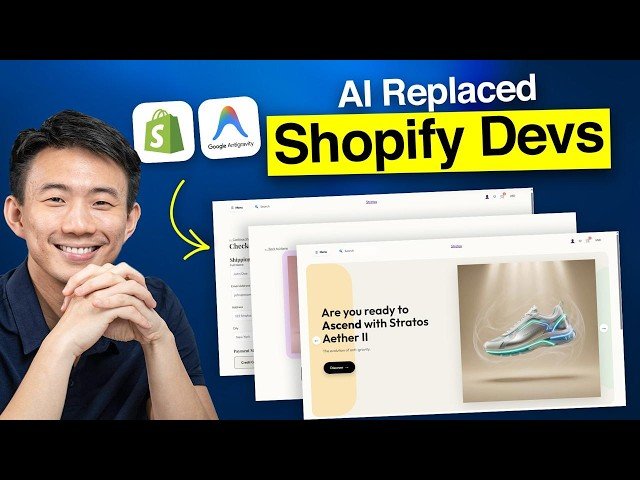 I Built a Shopify Store Using Google Antigravity + Gemini Pro — WITHOUT Coding