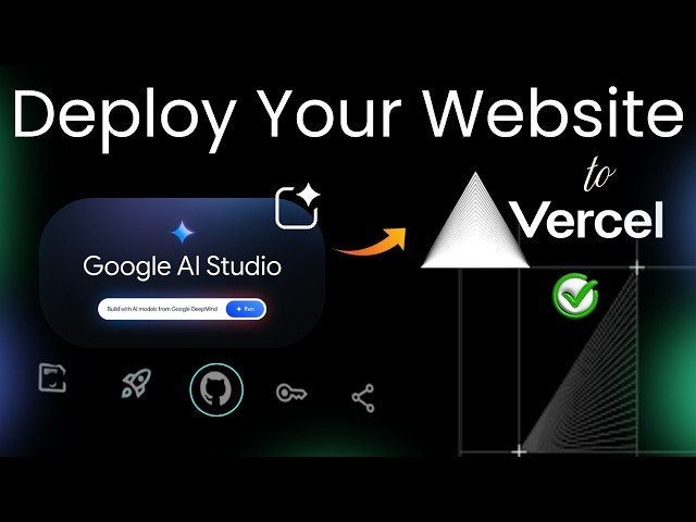 Build & Deploy a Website with AI for FREE | Google Stitch + AI Studio + GitHub + Vercel