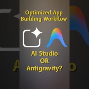 My App Building Workflow  Google Antigravity + Google AI Studio + GitHub #agent #ai #vibecoding