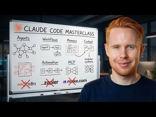 Claude Code 4.5 Hour Masterclass: Build & Sell AI Web Apps & Agents (No Code)