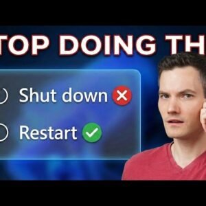 Stop Shutting Down Your PC (Do This Instead)
