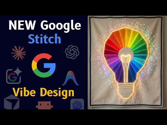 Vibe Design: The New First Step To Vibe Coding? Full Google Stitch Tutorial