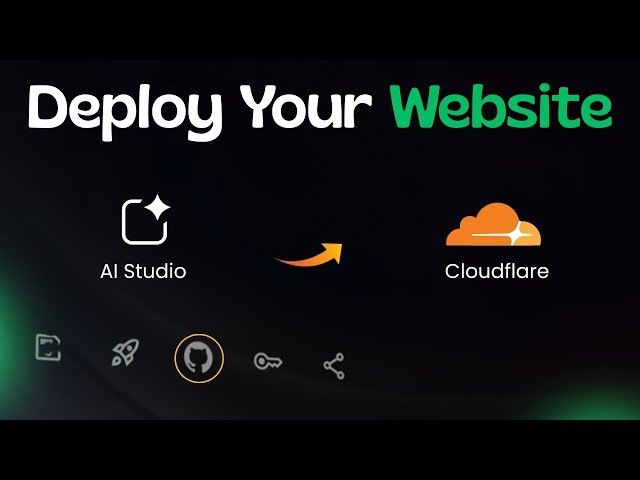 Build & Deploy an AI Website for FREE | Google AI Studio + GitHub + Cloudflare