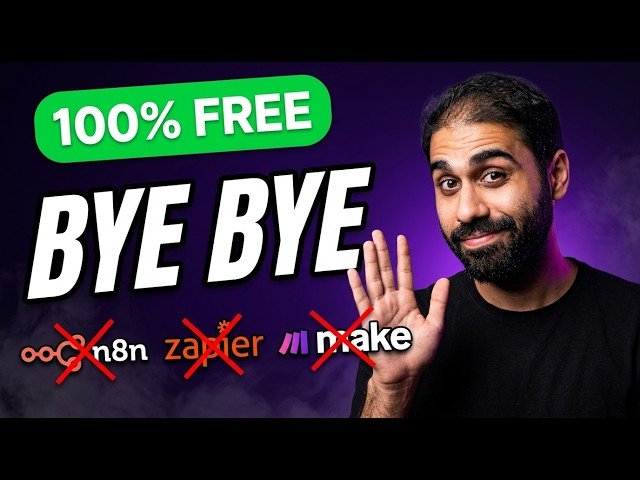 I Replaced n8n, Zapier and Make With One Free Tool