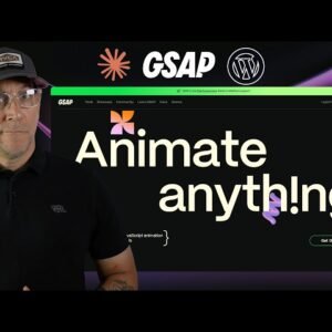 Animate Anything in WordPress with Claude Code + GSAP