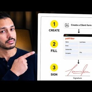 pdfFiller AI Tutorial: Create Fillable PDFs Clients Can Sign Online