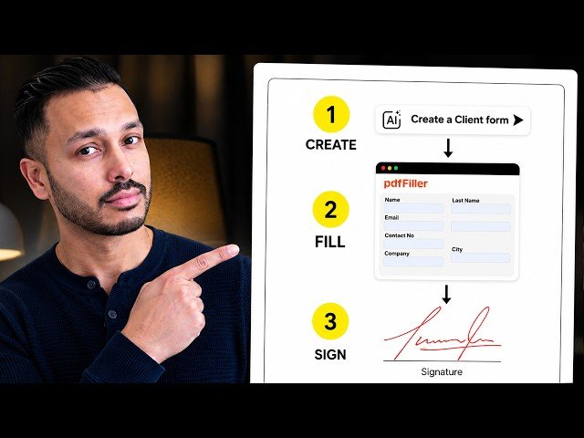 pdfFiller AI Tutorial: Create Fillable PDFs Clients Can Sign Online