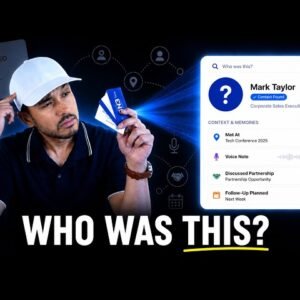 This AI Digital Business Card App Remembers Who You Meet