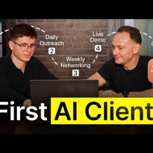 I Taught A Beginner How To Get His First AI Agency Client (Live Training)